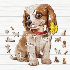 Colorful Beagle Image Wooden Puzzle