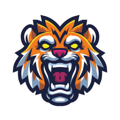 Tiger Head Esport Image Wooden Puzzle