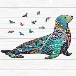 Sea Lion Image Wooden Puzzle