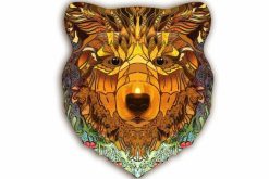 Colorful Bear Image Wooden Puzzle